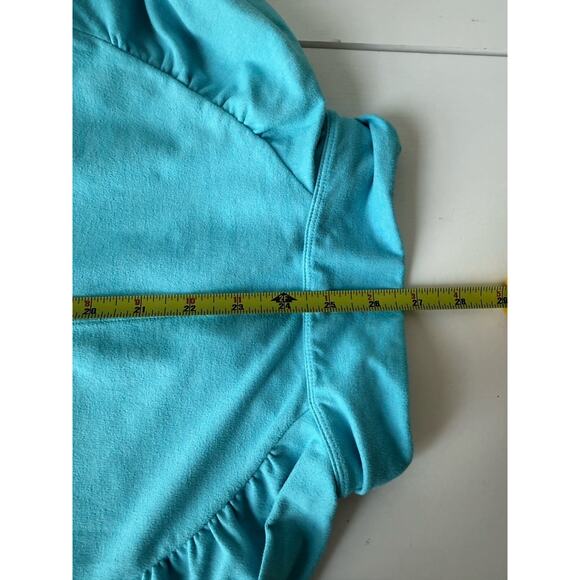 Lilly Pulitzer Luxletic Women’s Size Medium Blue Kapri Jacket Coat Shirt Cruise - Picture 9 of 10